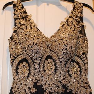 Golden Formal Dress